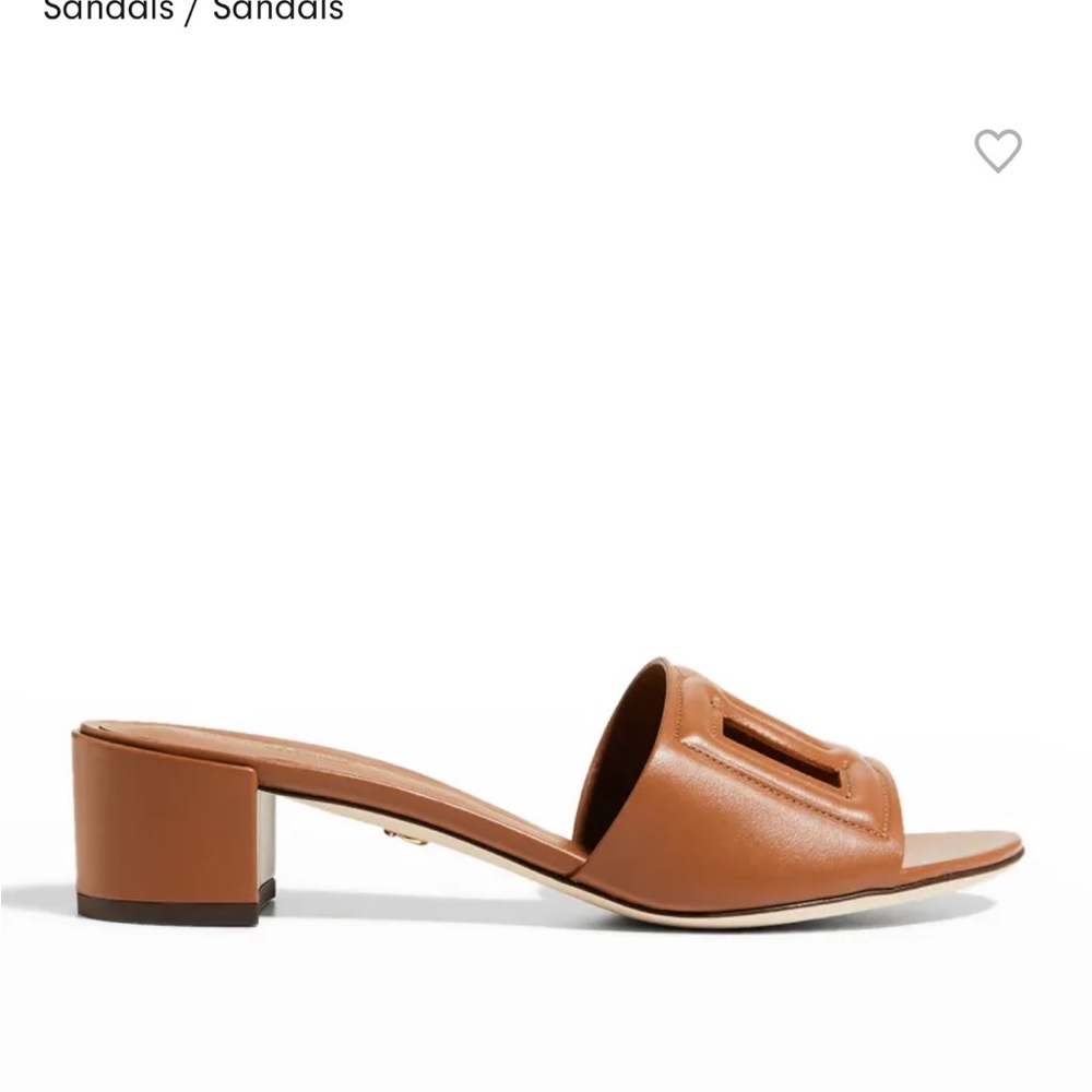 Dolce&Gabbana
DG Cutout Leather Slide Sandals - Picture 4 of 14